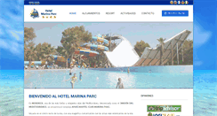 Desktop Screenshot of hotelmarinaparc.com